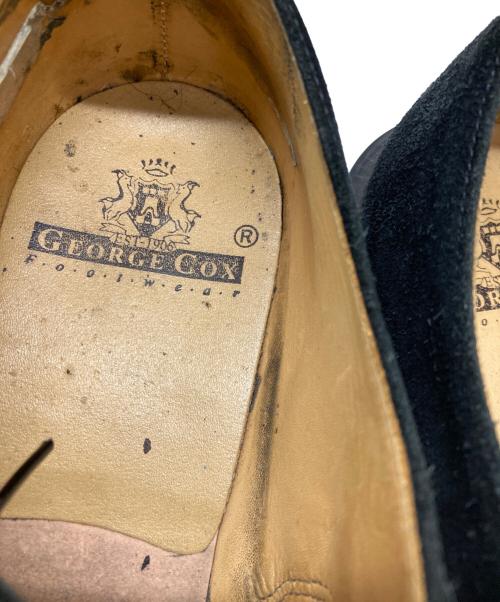 GEORGE COX（ジョージコックス）GEORGE COX (ジョージコックス) ポインテッドトゥスウェードブーツ ブラック サイズ:9の古着・服飾アイテム