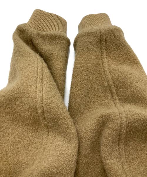 taupe（トープ）TAUPE (トープ) ブークレバルーンジップブルゾン カーキ×ベージュ サイズ:3の古着・服飾アイテム