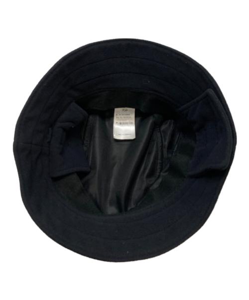 ALMOSTBLACK（オールモストブラック）ALMOSTBLACK (オールモストブラック) D-VEC (ディーベック) バケットハット ブラック サイズ:59~61cmの古着・服飾アイテム