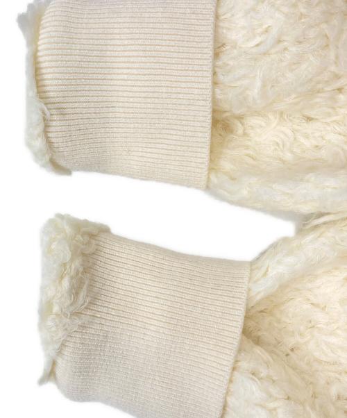 GALLARDA GALANTE（ガリャルダガランテ）GALLARDA GALANTE (ガリャルダガランテ) 棒針ニットカーディガン アイボリー サイズ:Freeの古着・服飾アイテム