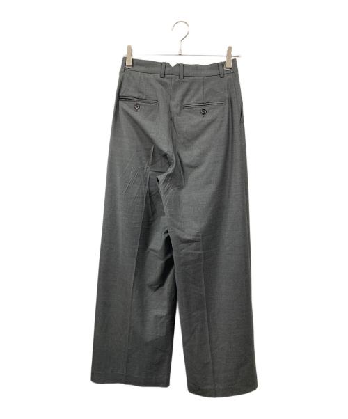 Drawing Numbers（ドローイングナンバーズ）Drawing Numbers (ドローイングナンバーズ) センタープレスワイドパンツ グレー サイズ:36の古着・服飾アイテム