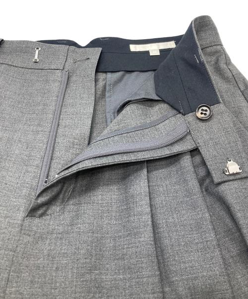 Drawing Numbers（ドローイングナンバーズ）Drawing Numbers (ドローイングナンバーズ) センタープレスワイドパンツ グレー サイズ:36の古着・服飾アイテム