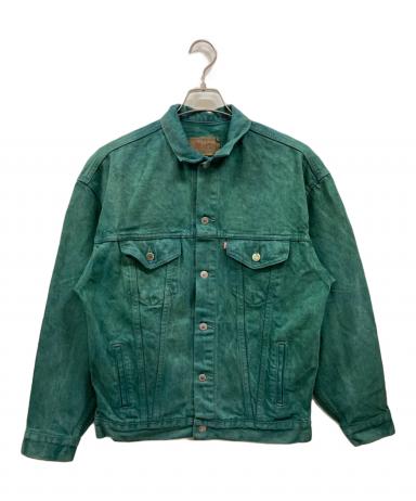 Levi’s リーバイス　デニムジャケット　緑 中古・古着通販】LEVI'S (リーバイス) デニムジャケット グリーン