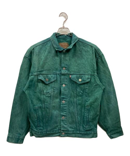 LEVI'S（リーバイス）LEVI'S (リーバイス) デニムジャケット グリーン サイズ:XLの古着・服飾アイテム