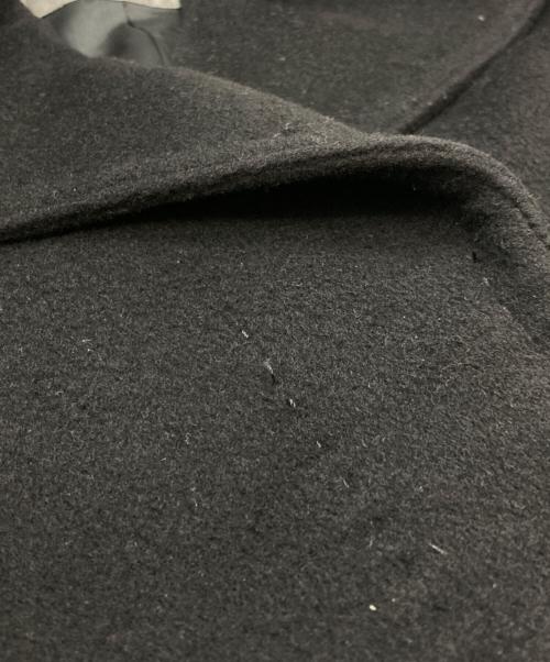 MaxMara（マックスマーラ）MaxMara (マックスマーラ) 比翼ウールコート ブラック サイズ:38の古着・服飾アイテム