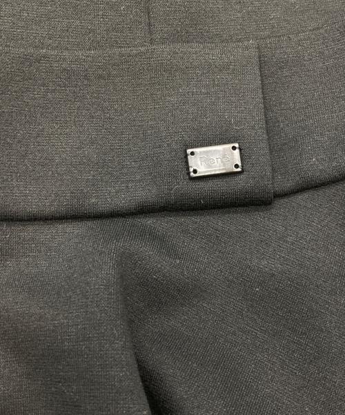 Rene basic（ルネベーシック）Rene basic (ルネベーシック) 裾フリルワンピース ブラック サイズ:34の古着・服飾アイテム