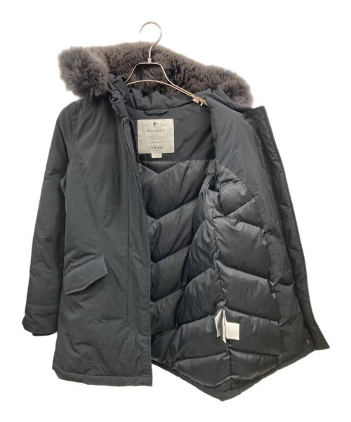 WOOLRICH（ウールリッチ）WOOLRICH (ウールリッチ) JOURNAL STANDARD relume (ジャーナルスタンダード レリューム) ダウンコート ブラック サイズ:Sの古着・服飾アイテム
