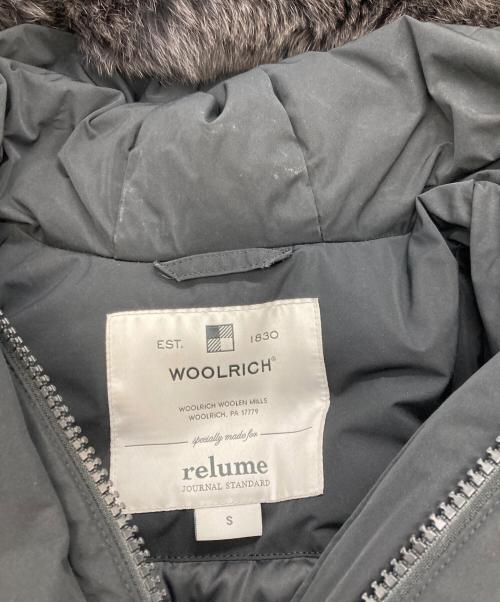 WOOLRICH（ウールリッチ）WOOLRICH (ウールリッチ) JOURNAL STANDARD relume (ジャーナルスタンダード レリューム) ダウンコート ブラック サイズ:Sの古着・服飾アイテム