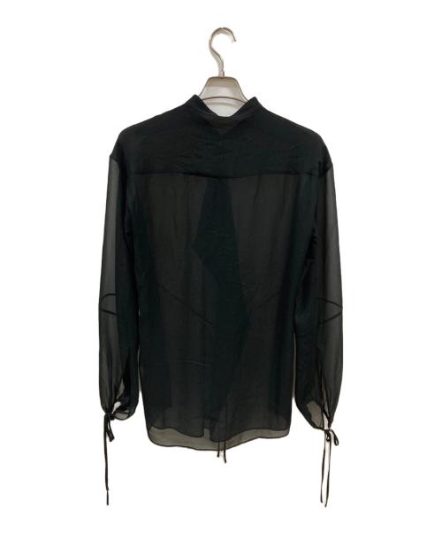 Acne studios（アクネ ストゥディオズ）ACNE STUDIOS (アクネ ストゥディオス) ジョルジェットブラウス ブラック サイズ:36の古着・服飾アイテム