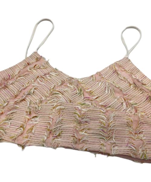 Ameri（アメリ）AMERI (アメリ) 2WAY MIX PINK SHAGGY BUSTIER ピンク サイズ:Free 未使用品の古着・服飾アイテム