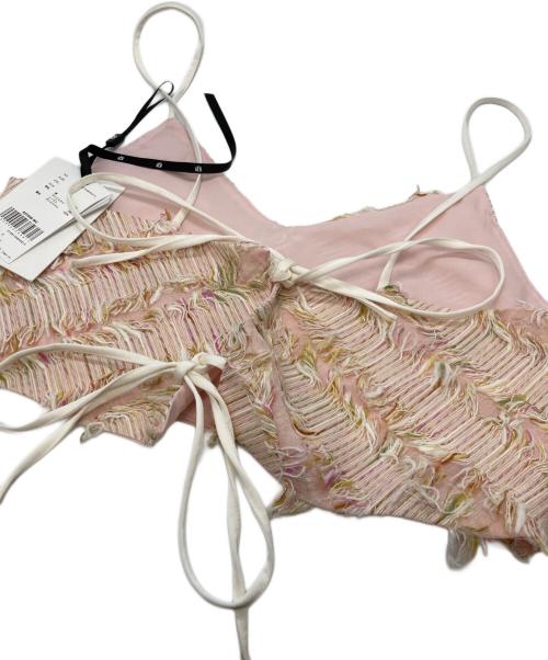 Ameri（アメリ）AMERI (アメリ) 2WAY MIX PINK SHAGGY BUSTIER ピンク サイズ:Free 未使用品の古着・服飾アイテム