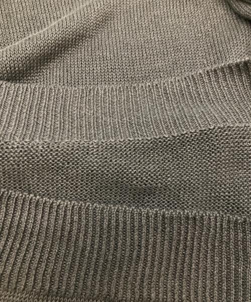 L'appartement（アパルトモン）L'Appartement (アパルトモン) LINEN BF KNIT PULLOVER ブラウン サイズ:FREEの古着・服飾アイテム