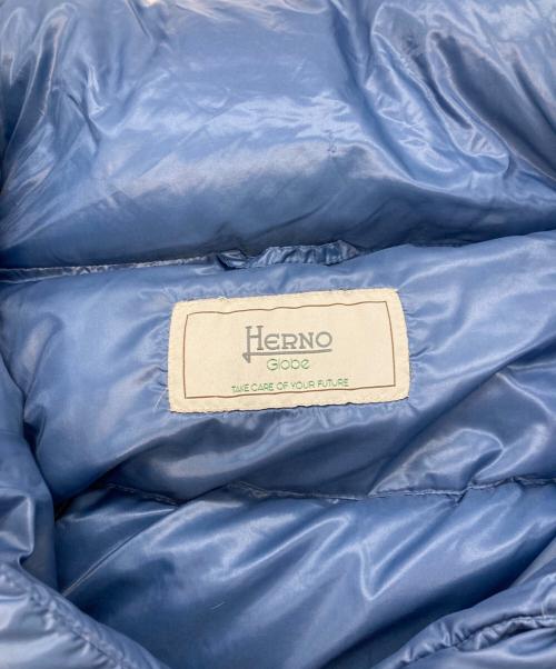 HERNO（ヘルノ）HERNO (ヘルノ) ダウンコート ブルー サイズ:38の古着・服飾アイテム