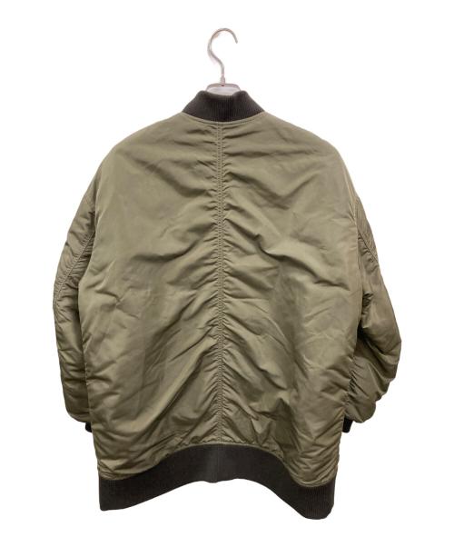 FRAMeWORK（フレームワーク）FRAMeWORK (フレームワーク) 2way ロングMA-1 カーキ サイズ:36の古着・服飾アイテム