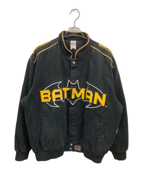 DC COMICS（ディーシーコミックス）DC COMICS (ディーシーコミックス) バッドマン刺繍ジャケット ブラック サイズ:XLの古着・服飾アイテム