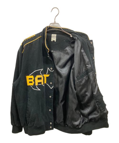 DC COMICS（ディーシーコミックス）DC COMICS (ディーシーコミックス) バッドマン刺繍ジャケット ブラック サイズ:XLの古着・服飾アイテム