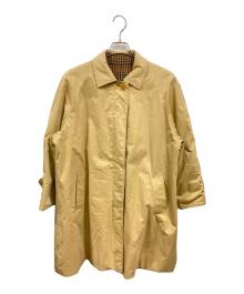 Aquascutum（アクアスキュータム）の古着「リバーシブルステンカラーコート」｜ベージュ