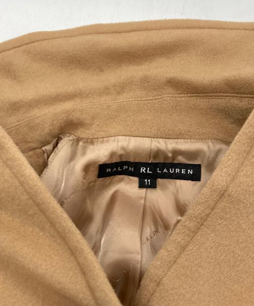 RALPH LAUREN（ラルフローレン）RALPH LAUREN (ラルフローレン) カシミヤ混ショートコート ベージュ サイズ:11の古着・服飾アイテム