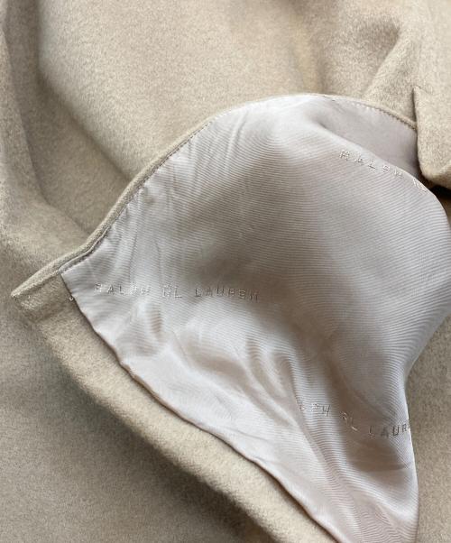 RALPH LAUREN（ラルフローレン）RALPH LAUREN (ラルフローレン) カシミヤ混ショートコート ベージュ サイズ:11の古着・服飾アイテム
