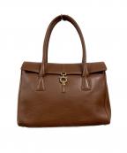 Salvatore Ferragamoサルヴァトーレ フェラガモ）の古着「ガンチーニトートバック」｜ブラウン