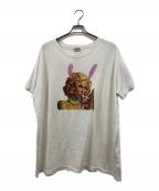 Hysteric Glamour×SKOLOCTヒステリックグラマー×スコロクト）の古着「プリントTシャツ」｜ホワイト