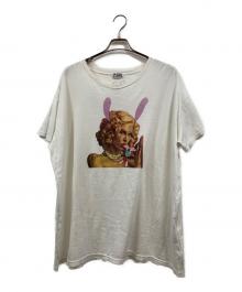 Hysteric Glamour×SKOLOCT（ヒステリックグラマー×スコロクト）の古着「プリントTシャツ」｜ホワイト