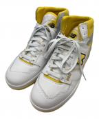 NEW BALANCEニューバランス）の古着「ハイカットスニーカー」｜イエロー×ホワイト