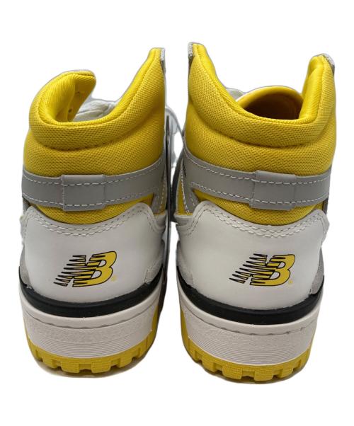 NEW BALANCE（ニューバランス）NEW BALANCE (ニューバランス) ハイカットスニーカー イエロー×ホワイト サイズ:25cmの古着・服飾アイテム