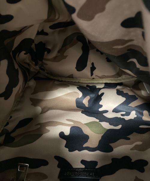 le camouflage（ル カムフラージュ）LE CAMOUFLAGE (ル カムフラージュ) メッシュバックパック ベージュの古着・服飾アイテム