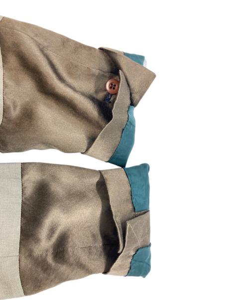 UNDERCOVER（アンダーカバー）UNDERCOVER (アンダーカバー) 再構築リメイクドッキングジャケット グリーン サイズ:2の古着・服飾アイテム