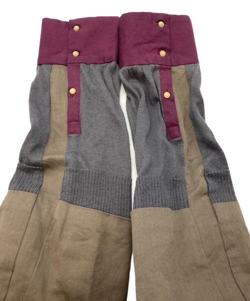 UNDERCOVER（アンダーカバー）UNDERCOVER (アンダーカバー) 再構築リメイクドッキングジャケット ブラウン サイズ:3の古着・服飾アイテム