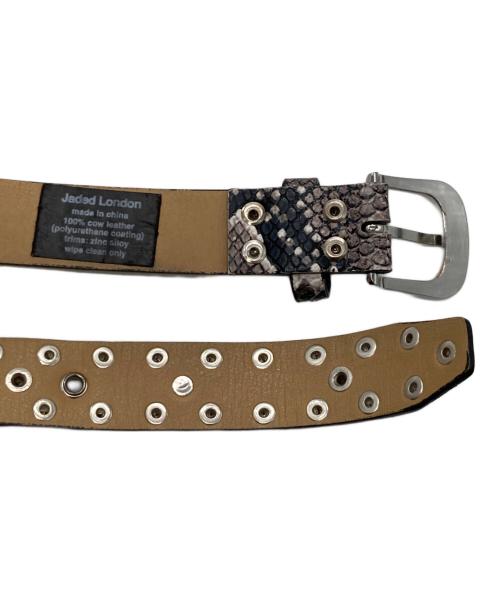 Jaded London（ジェイデッドロンドン）jaded london (ジェイデッドロンドン) Silver Mamba Belt シルバーの古着・服飾アイテム