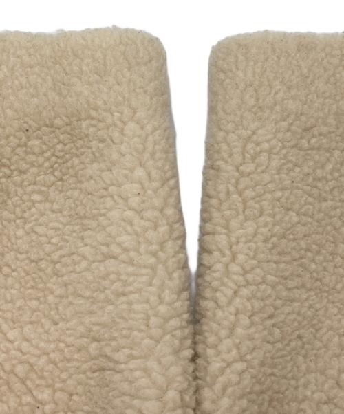 BALLSEY（ボールジィ）BALLSEY (ボールジィ) ボアスライバー スタンドカラーショートコート ベージュ サイズ:34の古着・服飾アイテム