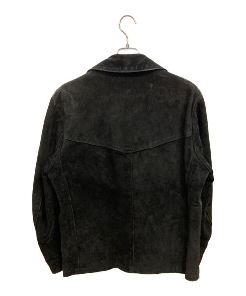 Schott（ショット）Schott (ショット) 80’ｓスウェードレザージャケット ブラック サイズ:42の古着・服飾アイテム