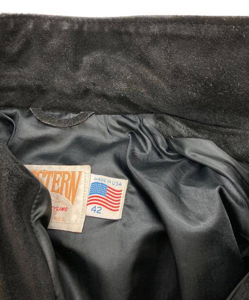 Schott（ショット）Schott (ショット) 80’ｓスウェードレザージャケット ブラック サイズ:42の古着・服飾アイテム