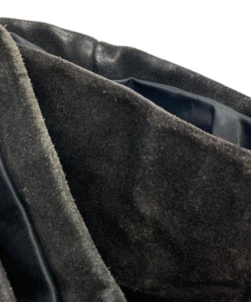 Schott（ショット）Schott (ショット) 80’ｓスウェードレザージャケット ブラック サイズ:42の古着・服飾アイテム