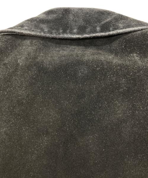 Schott（ショット）Schott (ショット) 80’ｓスウェードレザージャケット ブラック サイズ:42の古着・服飾アイテム
