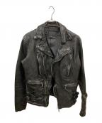 JACKROSE Luv maisonジャックローズラブメゾン）の古着「ゴートレザージャケット」｜ブラック