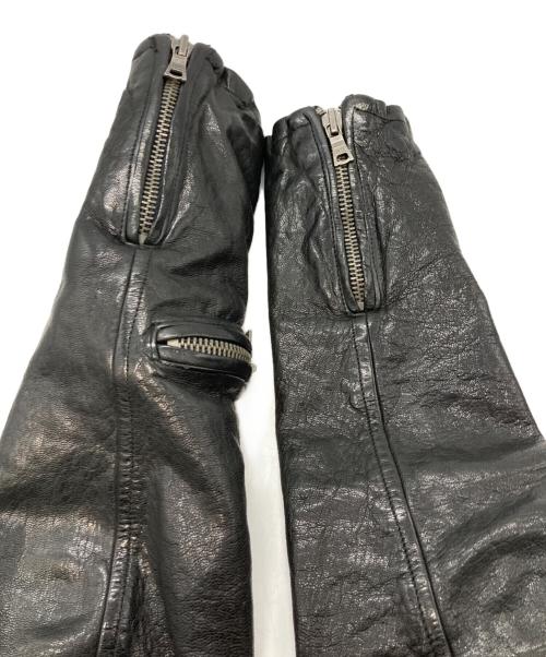 JACKROSE Luv maison（ジャックローズラブメゾン）JACKROSE Luv maison (ジャックローズラブメゾン) ゴートレザージャケット ブラック サイズ:46の古着・服飾アイテム