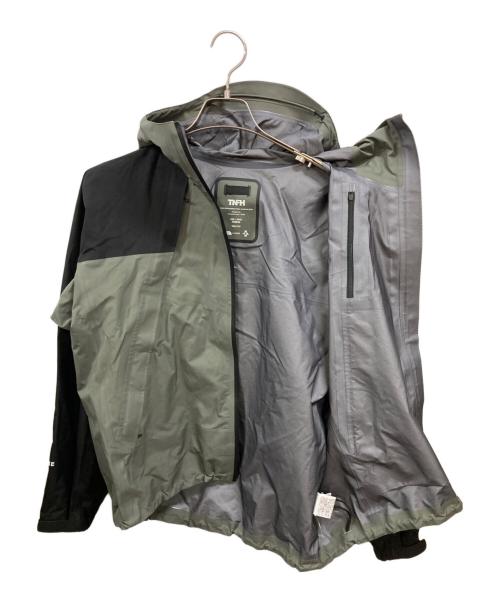 THE NORTH FACE（ザ ノース フェイス）THE NORTH FACE (ザ ノース フェイス) HYKE (ハイク) GTX Trail Jacket ブラック×カーキ サイズ:Lの古着・服飾アイテム
