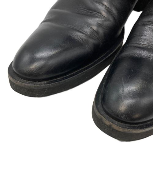 NO ID.（ノーアイディー）NO ID. (ノーアイディー) バックZIPヒールブーツ ブラック サイズ:40の古着・服飾アイテム