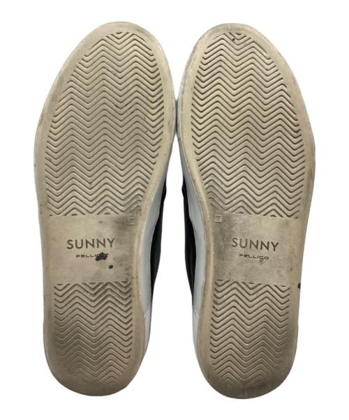 SUNNY PELLICO（サニーペリコー）sunny pellico (サニーペリコー) スリッポン ブラック サイズ:40の古着・服飾アイテム