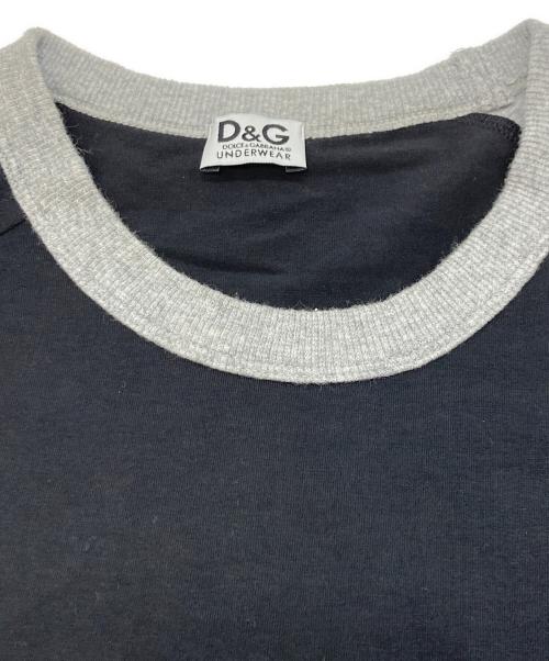 DOLCE & GABBANA（ドルチェ＆ガッバーナ）DOLCE & GABBANA (ドルチェ＆ガッバーナ) Tシャツ ブラック×グレー サイズ:不明の古着・服飾アイテム