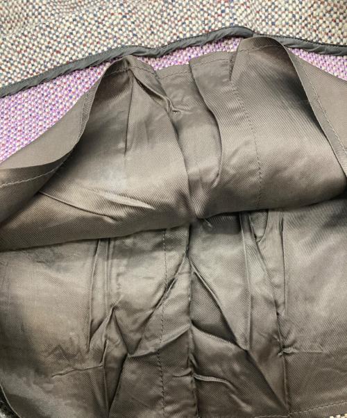 MIU MIU（ミュウミュウ）MIU MIU (ミュウミュウ) ウールツイードスカート ブラウン サイズ:36の古着・服飾アイテム