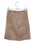 MIU MIU (ミュウミュウ) ウールツイードスカート ブラウン サイズ:36：7000円