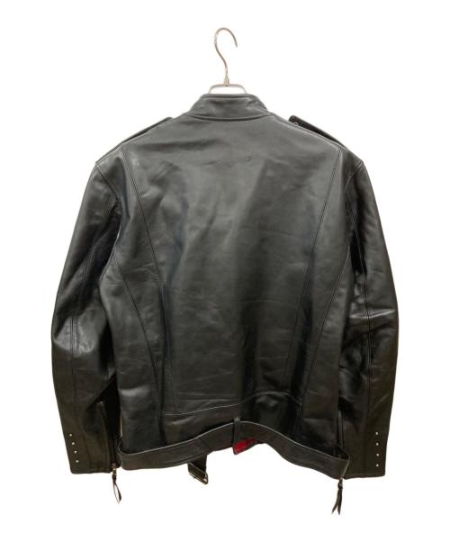 777 HARLEY ANGEL（ハーレーエンジェル）777 HARLEY ANGEL (ハーレーエンジェル) アビエイター型 シングルライダースジャケット ブラック サイズ:XXLの古着・服飾アイテム