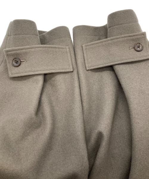 stein（シュタイン）stein (シュタイン) NO COLLAR BELTED JACKET グレー サイズ:Ｍの古着・服飾アイテム