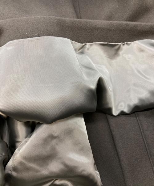 stein（シュタイン）stein (シュタイン) NO COLLAR BELTED JACKET グレー サイズ:Ｍの古着・服飾アイテム