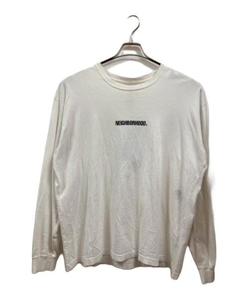NEIGHBORHOOD（ネイバーフッド）NEIGHBORHOOD (ネイバーフッド) プリントカットソー ホワイト サイズ:Ⅼの古着・服飾アイテム