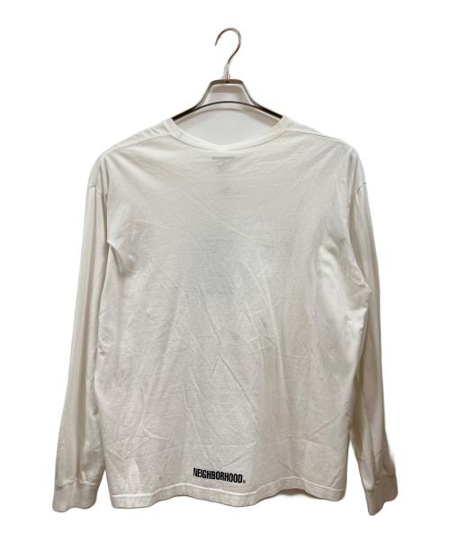 NEIGHBORHOOD（ネイバーフッド）NEIGHBORHOOD (ネイバーフッド) プリントカットソー ホワイト サイズ:Ⅼの古着・服飾アイテム